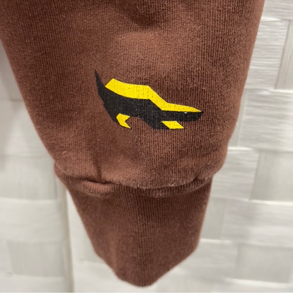 KAR L’ART DE L’AUTOMOBILE Sweater Men's M Brown KMP Graphic Car Crewneck Cotton - Picture 5 of 9